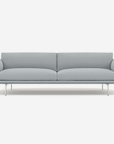 Outline 3 Seater Sofa, Polsihed base