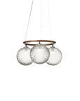 Miira 3 Circular Chandelier, Optic
