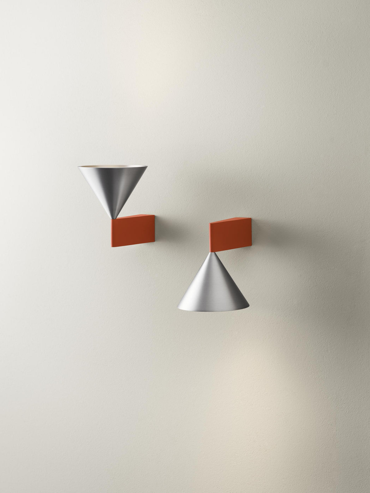 Apollo 14 Wall, Red orange, aluminium
