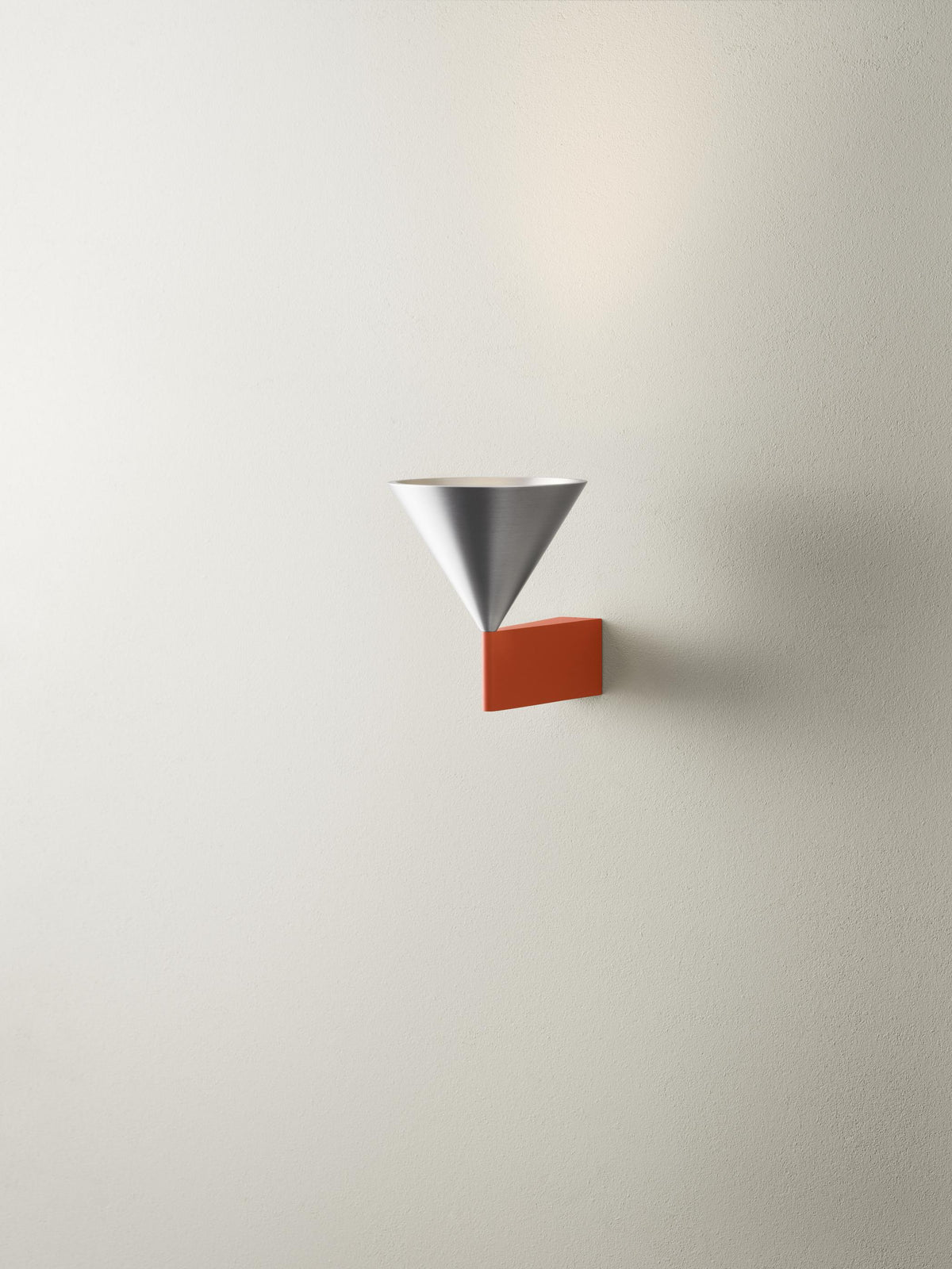 Apollo 14 Wall, Red orange, aluminium
