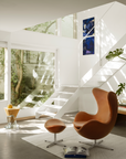 The Egg™ chair, Egg 3316 | Grace Leather, Walnut