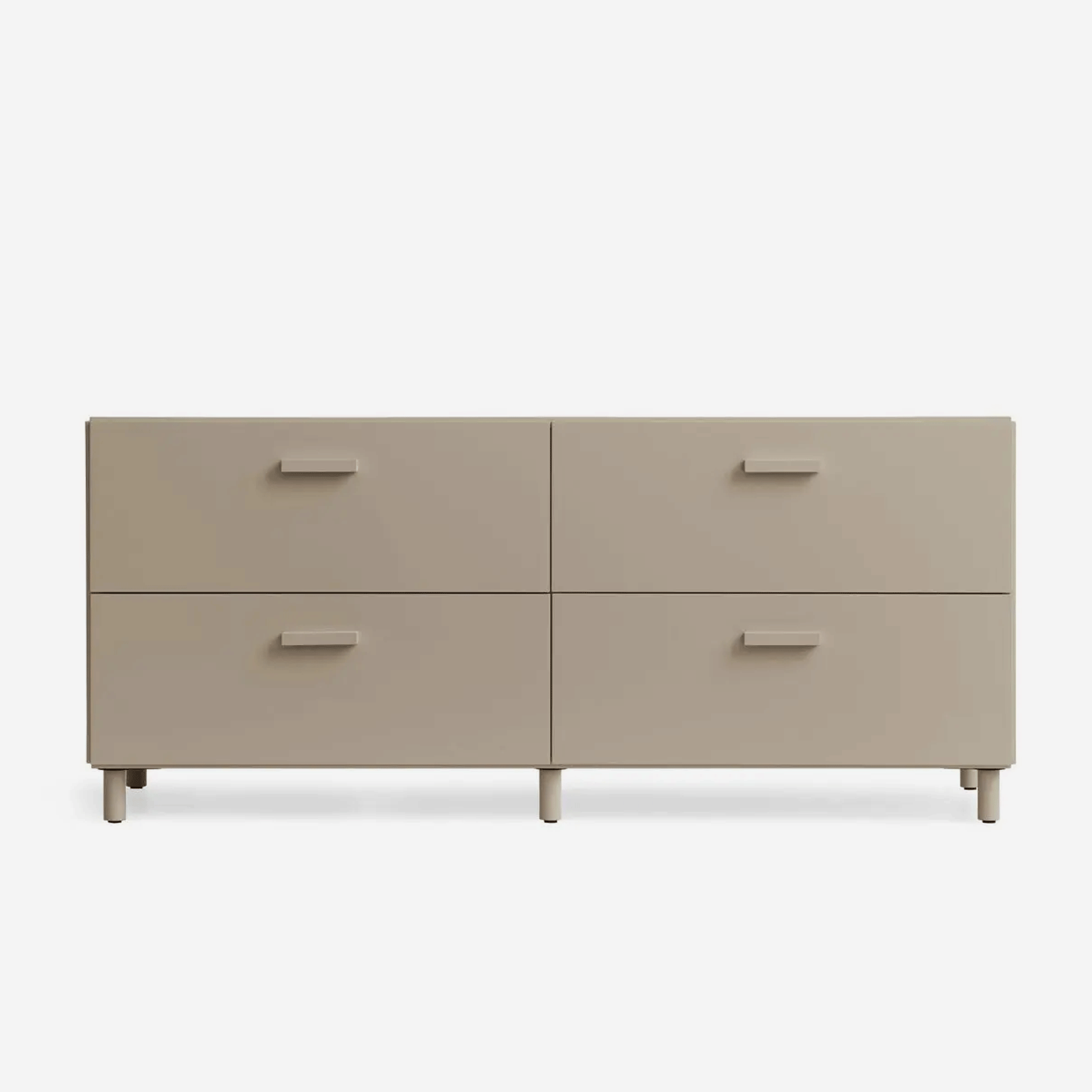 Relief Chest of Drawers on Legs, Low