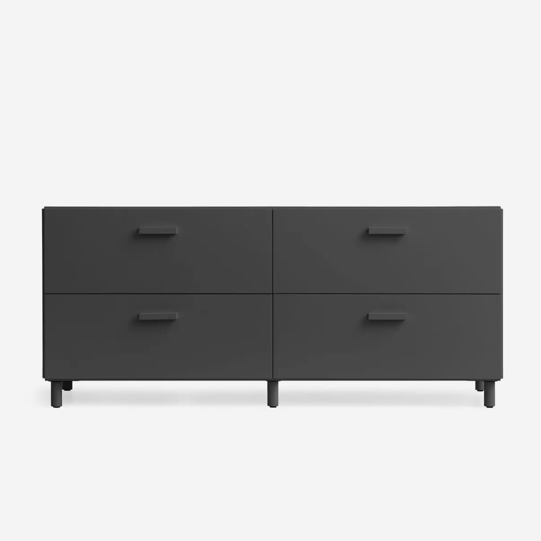 Relief Chest of Drawers on Legs, Low