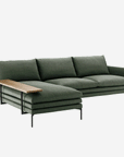 William Three Seater Sofa with Chaise Longue