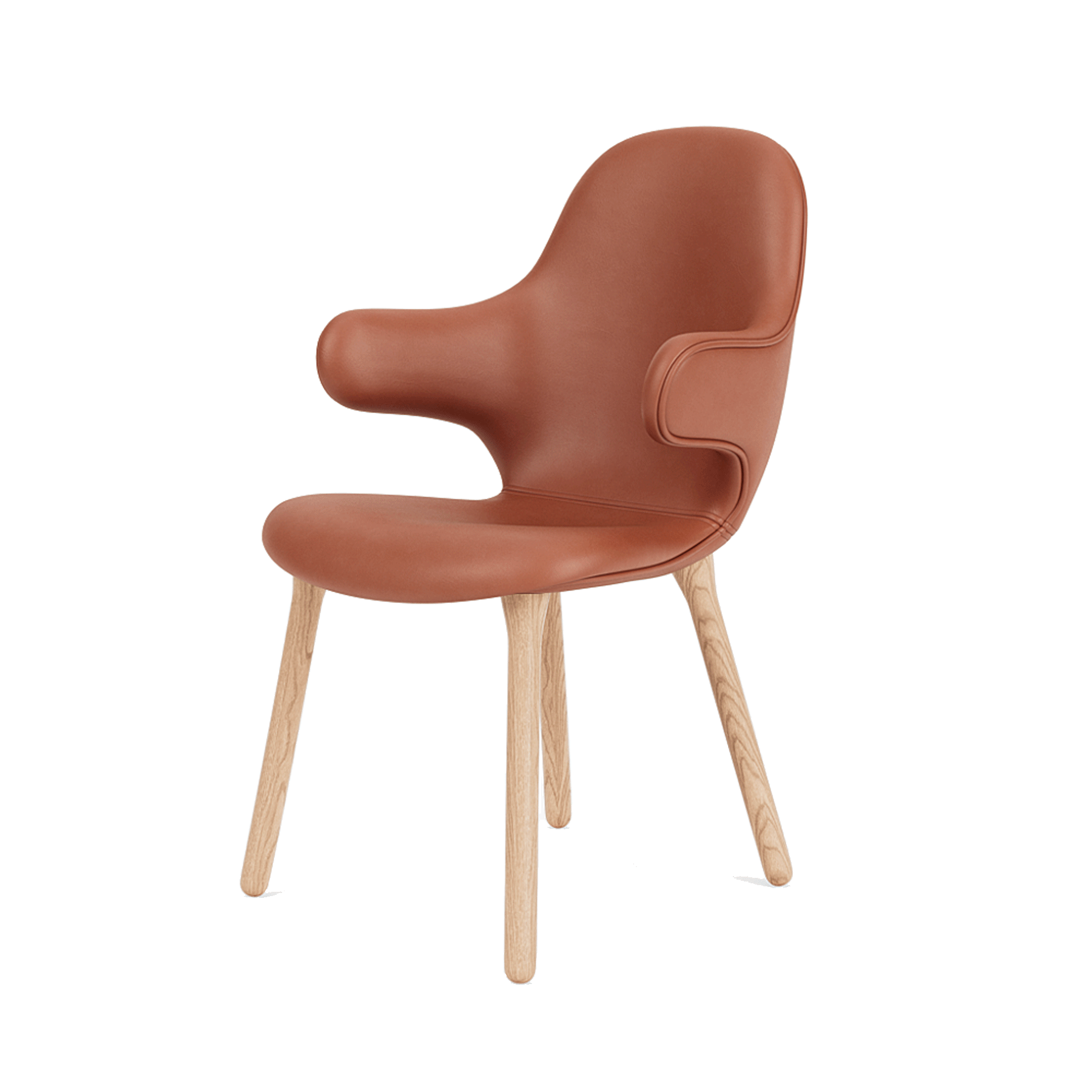 Catch JH1 chair, solid oak legs - Moleta Munro Limited