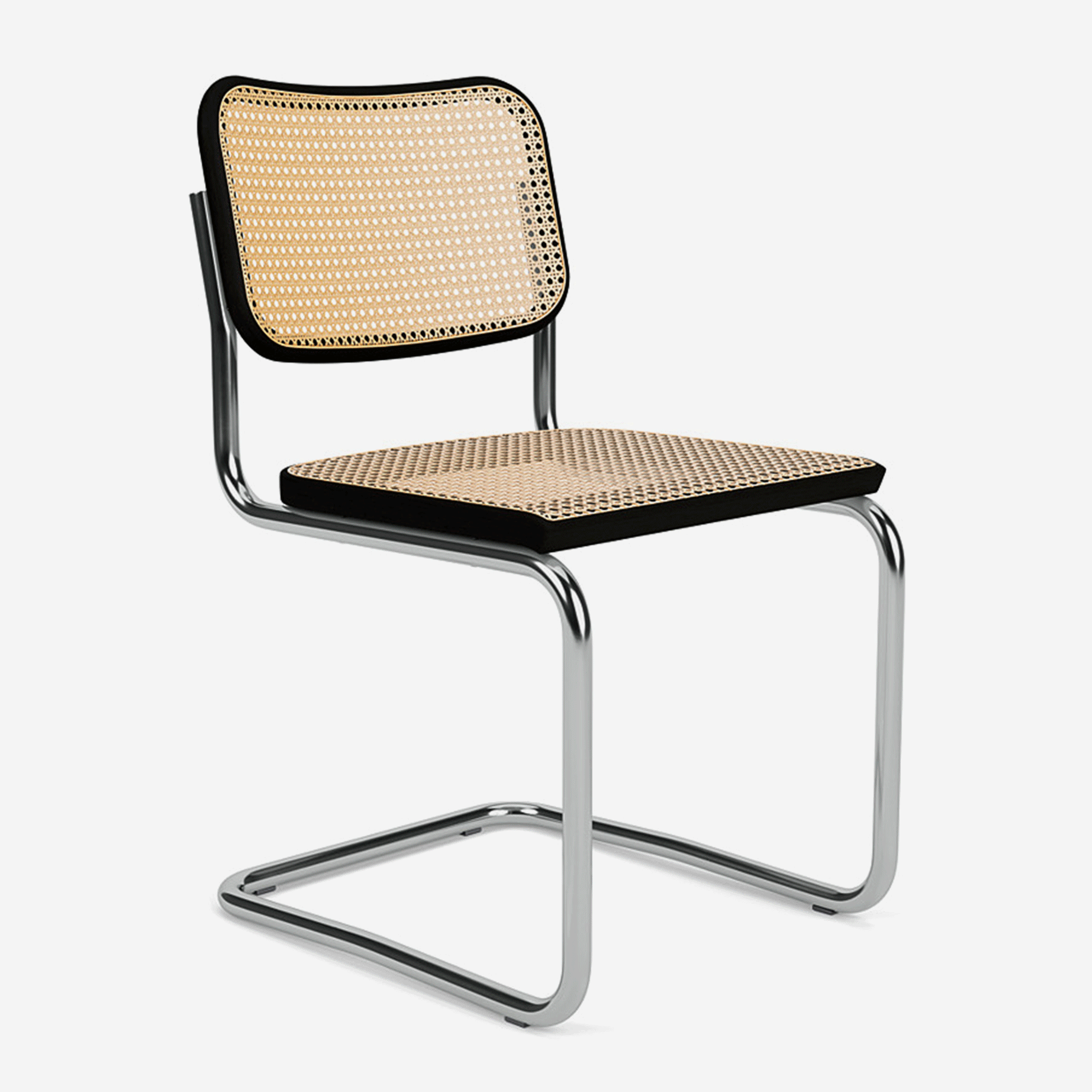 Ex.Display 51C Cesca Chair, Ebonized beech