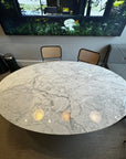 Ex.Display Saarinen Elliptical Dining Table, Arabscato Marble (glossy)