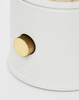 The Muse Portable Lamp in Candlenut White - Moleta Munro Limited