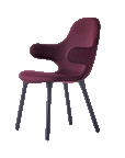 Catch JH1 chair, solid oak legs - Moleta Munro Limited