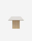 VIPP496 Cabin Square Table, Light Oak Base