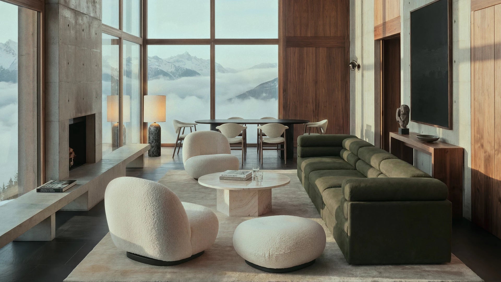 Pacha Lounge Chair, Swivel Base